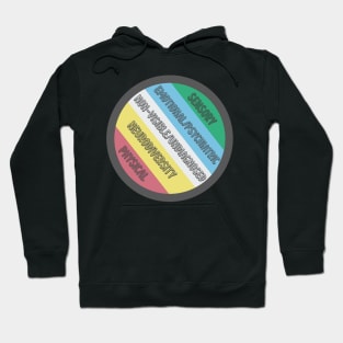 Disability Pride Flag Circle Hoodie